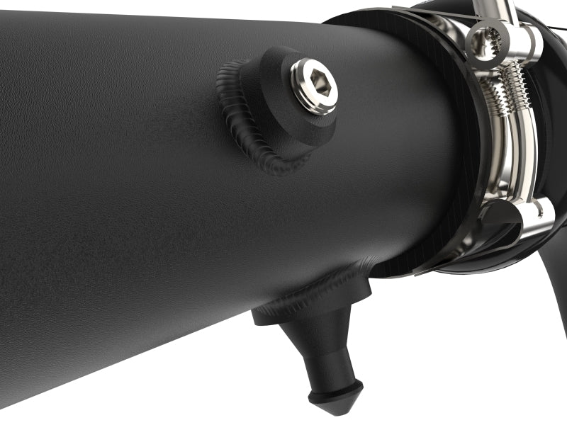 aFe 21-22 Ford F-150/Raptor V6-3.5L (tt) BladeRunner 2.5in Aluminum Hot Charge Pipe Black - awdtuningtx