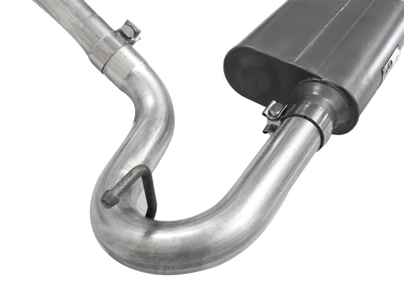 aFe Scorpion Exhaust System Cat Back 2.5in Aluminized Hi-Tuck 07-18 Jeep Wrangler JK V6 3.6/3.8L - awdtuningtx