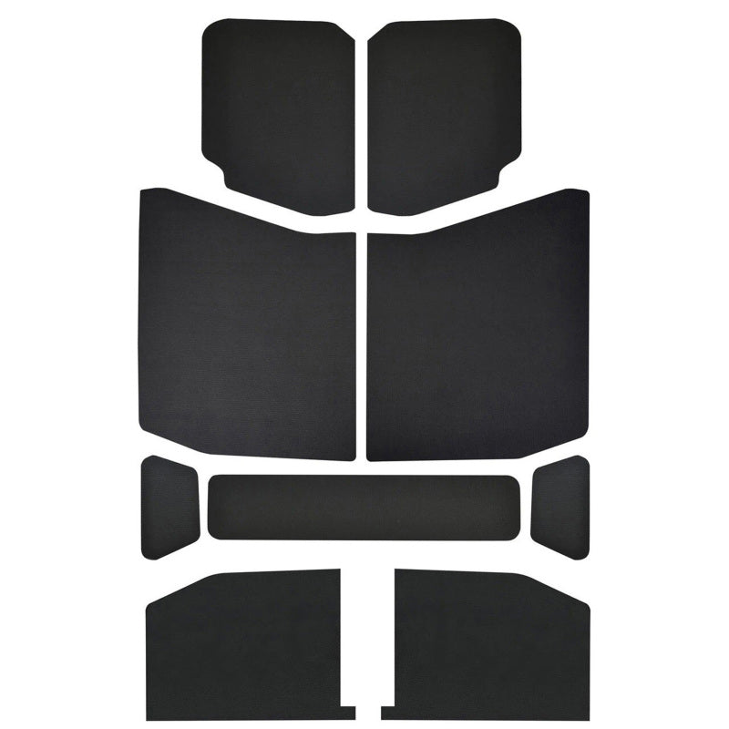 DEI 18-23 Jeep Wrangler JL 4-Door Boom Mat Headliner - 9 Piece - Black - awdtuningtx