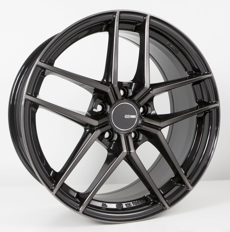 Enkei TY5 19x8.5 5x114.3 35mm Offset 72.6mm Bore Pearl Black Wheel - awdtuningtx