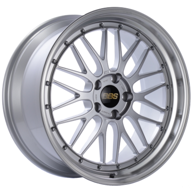 BBS LM 19x11 5x112 ET35 Diamond Silver Center Diamond Cut Lip Wheel - 82mm PFS Required - awdtuningtx