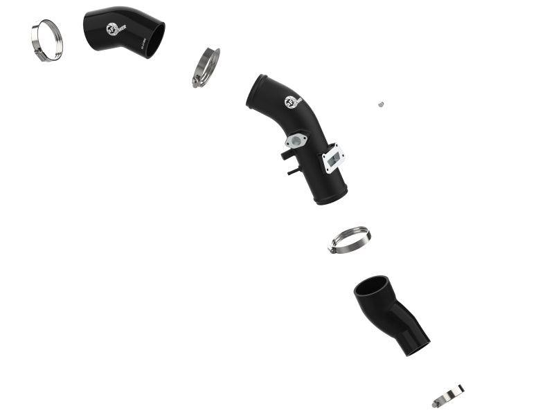aFe 19-22 Hyundai Veloster N L4 2.0L (t) BladeRunner 2-3/4in Aluminum Cold Charge Pipe - Black - awdtuningtx