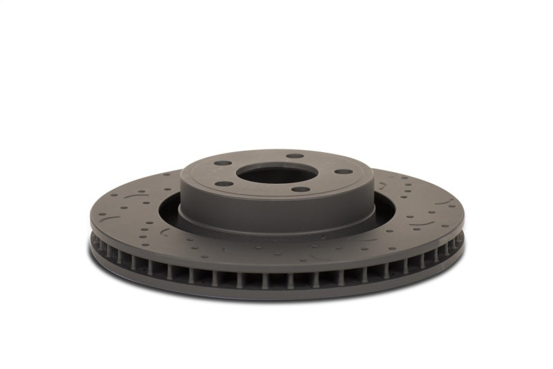 Hawk Talon 2006 Dodge Ram 1500 Extended Crew Cab Pickup Drilled and Slotted Front Brake Rotor Set - awdtuningtx