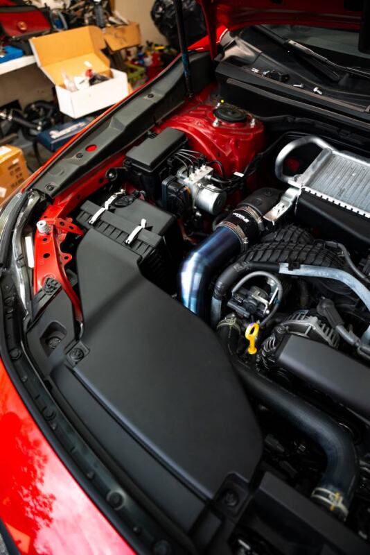 Torque Solution 2022+ Subaru WRX / 19-23 Subaru Ascent Titanium Top Mount Charge Pipe - Brushed - awdtuningtx