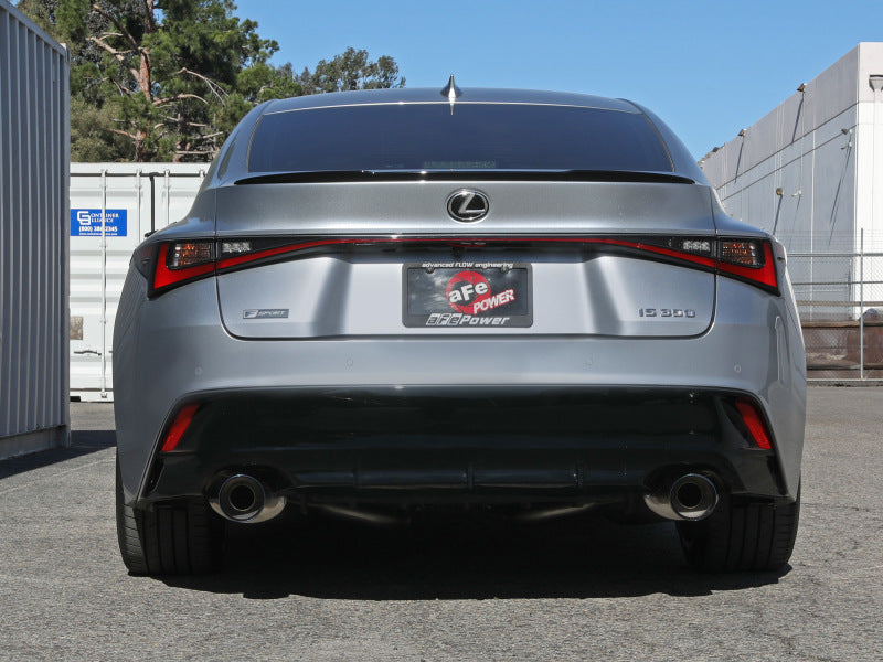 aFe Lexus IS350 14-22 V6-3.5L Takeda Axle-Back Exhaust System- Blue Tip - awdtuningtx