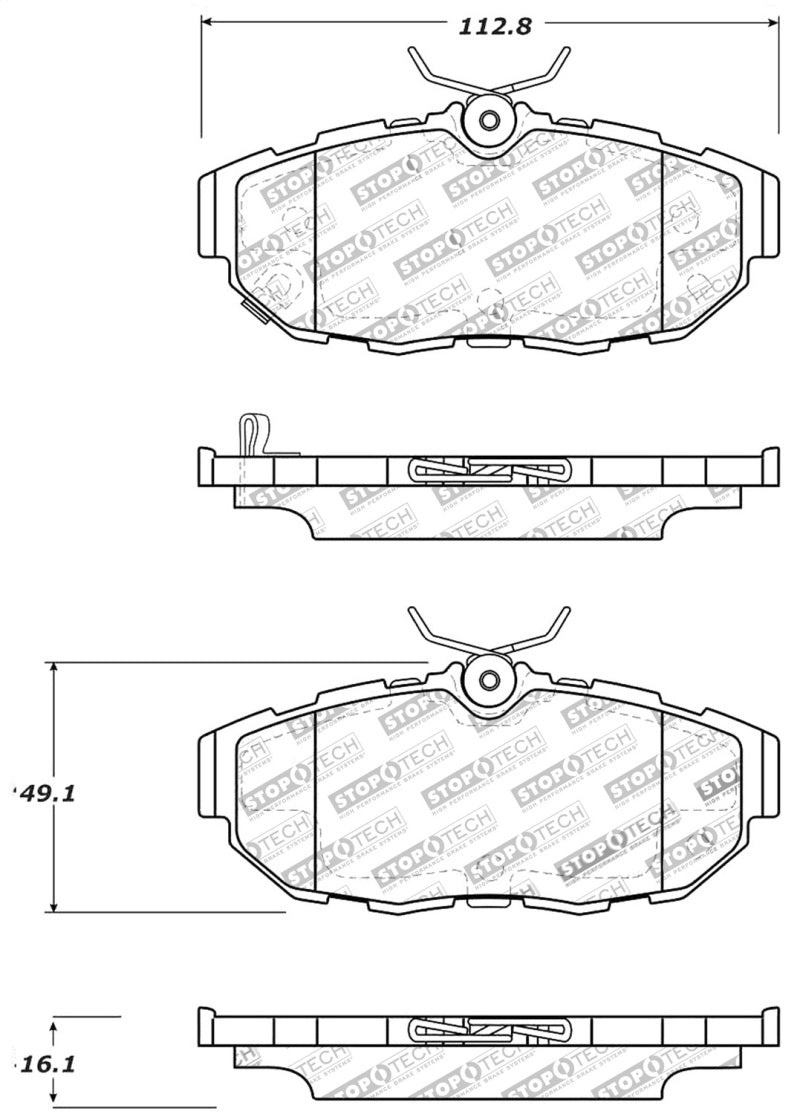 StopTech Performance Brake Pads - awdtuningtx