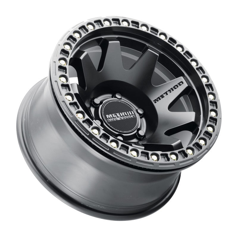 Method MR108 17x9 -44mm Offset 6x5.5 106.25mm CB Matte Black w/BH-H24125-38 Wheel - awdtuningtx