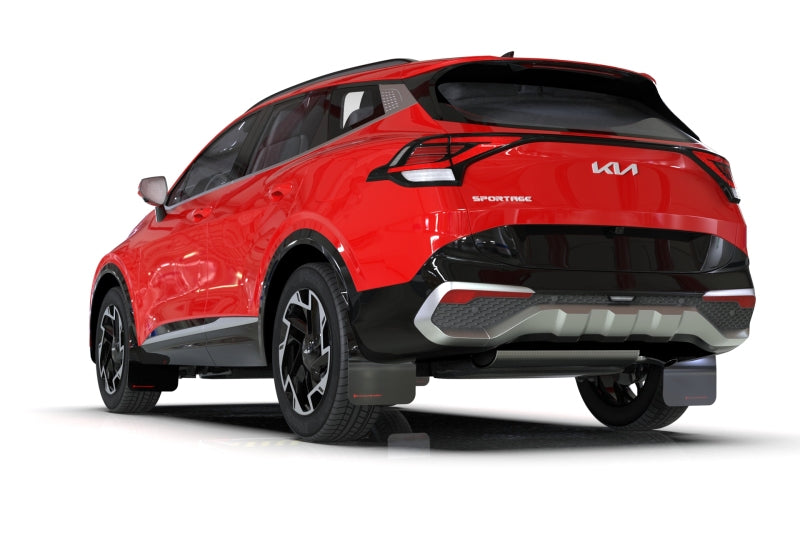 Rally Armor 23-24 Kia Sportage Black UR Mud Flap w/ Red Logo - awdtuningtx