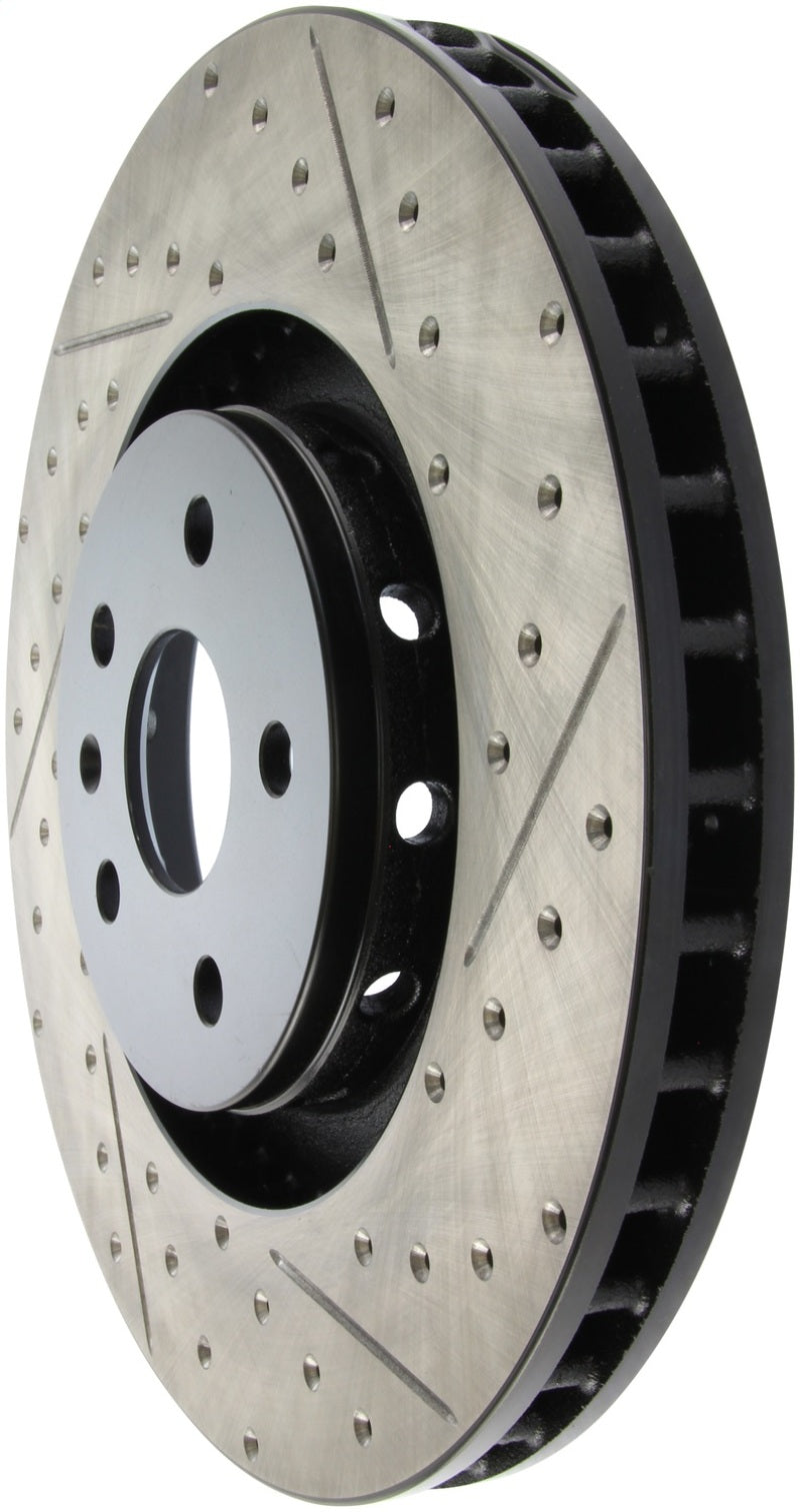 StopTech Drilled & Slotted Left Sport Brake Rotor for 2009 Cadillac CTS-V - awdtuningtx