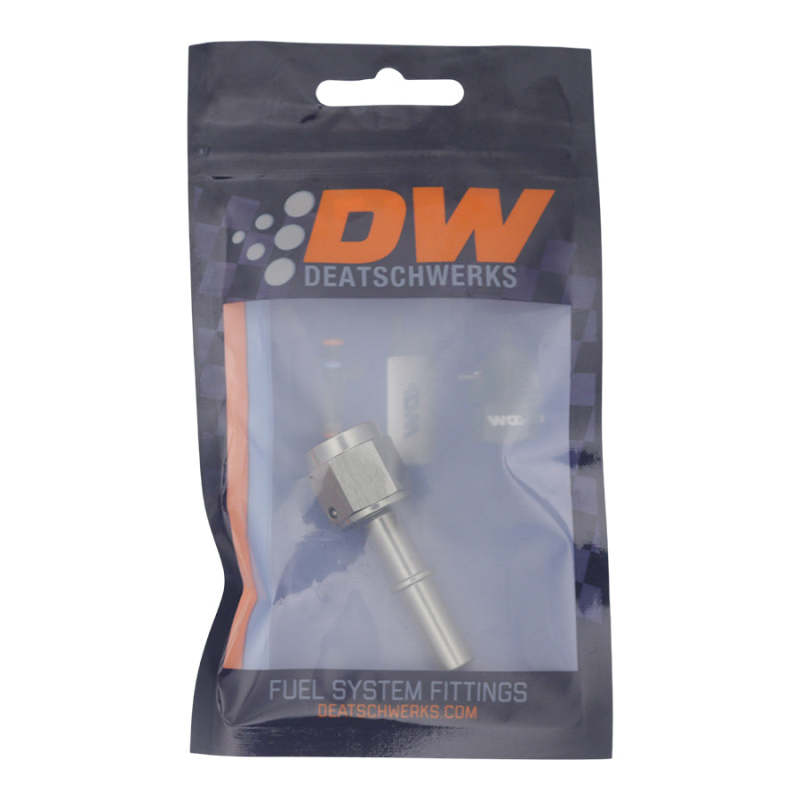 DeatschWerks 6AN Female Flare Swivel to 5/16in Male EFI Quick Disconnect - Anodized DW Titanium - awdtuningtx