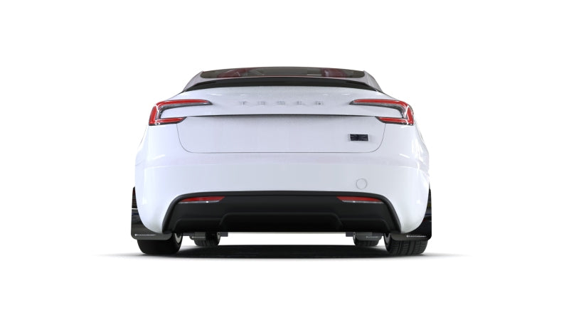 Rally Armor 2024 Tesla Model 3 Highland Black UR Mud Flap Dark Grey Logo - awdtuningtx