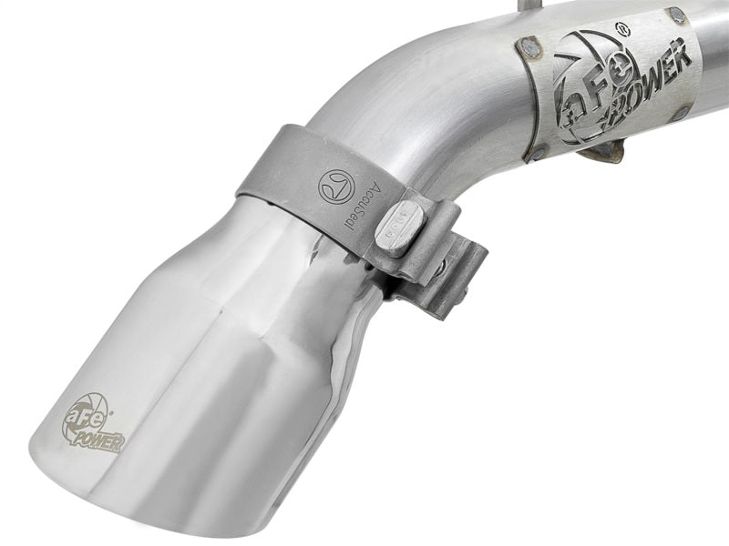 aFe MACH Force-Xp Axle-Back Exhaust System w/Polished Tip 18-20 Jeep Wrangler L4-2.0T / V6-3.6L - awdtuningtx