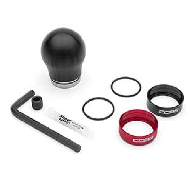 Cobb 12-16 FR-S / 2012+ BRZ / 2017+ GR86 / Focus ST+RS / Fiesta ST Short Weighted COBB Knob - Black - awdtuningtx