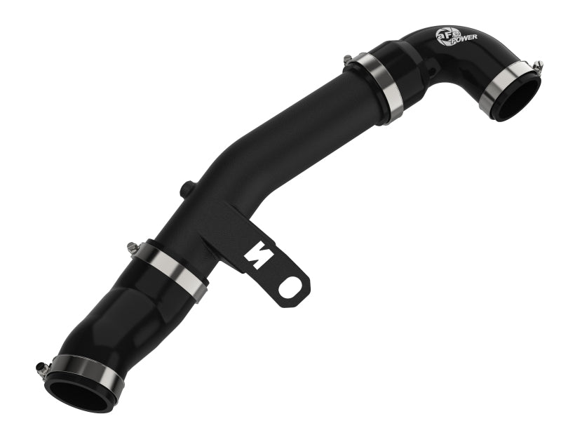 aFe 19-22 Hyundai Veloster N L4 2.0L (t) BladeRunner 2-1/2in Aluminum Hot Charge Pipe - Black - awdtuningtx