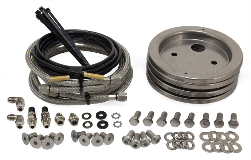 Air Lift Loadlifter 5000 Ultimate Plus Complete Stainless Steel Air Lines Upgrade Kit (Inc 4 Plates) - awdtuningtx
