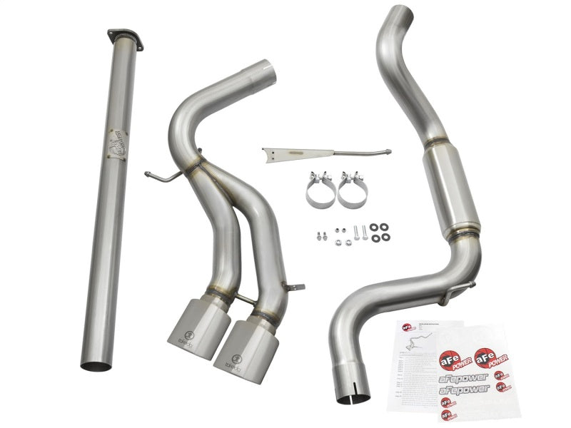 aFe POWER Takeda 3in 304 SS Cat-Back Exhaust w/ Polished Tips 13-17 Ford Focus ST L4-2.0L (t) - awdtuningtx