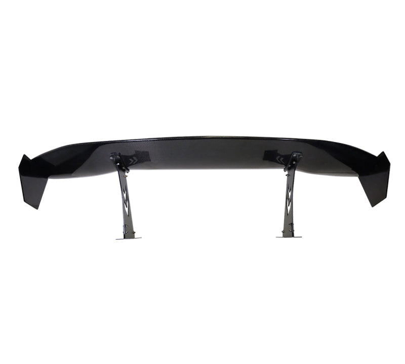 NRG Carbon Fiber Spoiler - Universal (69in.) w/NRG Logo / Stand Cut Out / Large Side Plate - awdtuningtx