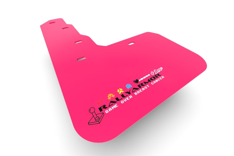 Rally Armor 13-18 & 2019 USDM Ford Fiesta ST Pink Mud Flap BCE Logo - awdtuningtx