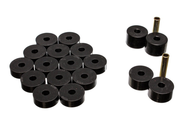 Energy Suspension 74-75 Jeep CJ5/CJ7/CJ8 Scrambler Black Body (Cab) Mount Set - awdtuningtx