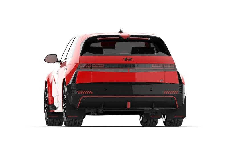 Rally Armor 2025 Hyundai Ioniq 5 N Black Mud Flap w/ Red Logo - awdtuningtx