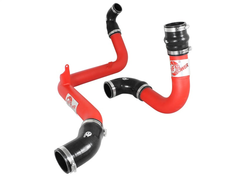 aFe BladeRunner 2.5in Red Intercooler Tubes Hot and Cold Side 12-16 Ford Focus ST 2.0L (t) - awdtuningtx