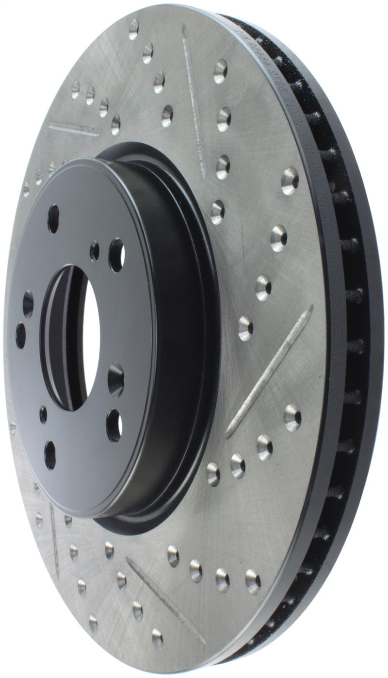 StopTech Slotted & Drilled Sport Brake Rotor Front Left 13 Honda Accord Sport - awdtuningtx