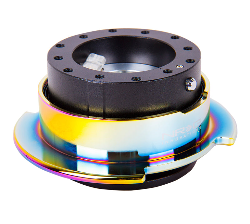 NRG Quick Release Gen 2.5 - Black Body / Neochrome Ring - awdtuningtx