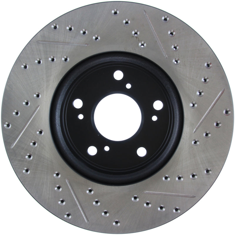 StopTech Slotted & Drilled Sport Brake Rotor Front Right 13 Honda Accord Sport - awdtuningtx