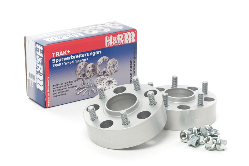H&R Trak+ 30mm DRM Wheel Adaptor Bolt 5/120 Center Bore 64 Stud Thread 14x1.5 - Black - awdtuningtx