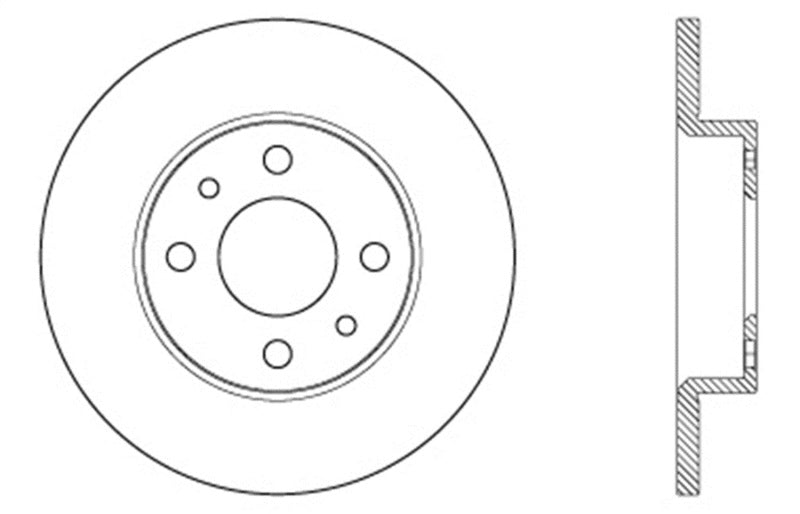 StopTech Slotted & Drilled Sport Brake Rotor - awdtuningtx