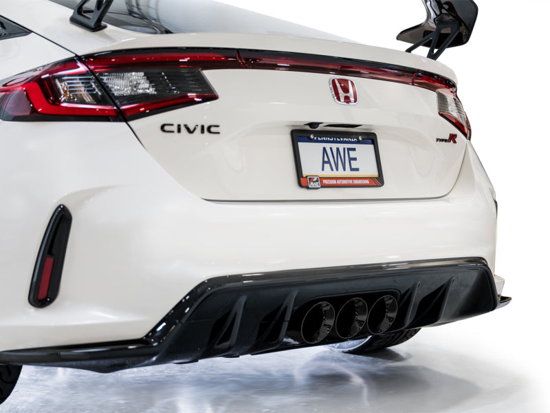 AWE Tuning 2023 Honda Civic Type R FL5 Touring Edition Exhaust w/ Triple Diamond Black Tips - awdtuningtx