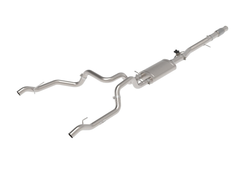 aFe Gemini XV 4in to Dual 3in 304 SS Cat-Back Exhaust w/ Cutout 19-21 GM Silverado/Sierra V8-6.2L - awdtuningtx