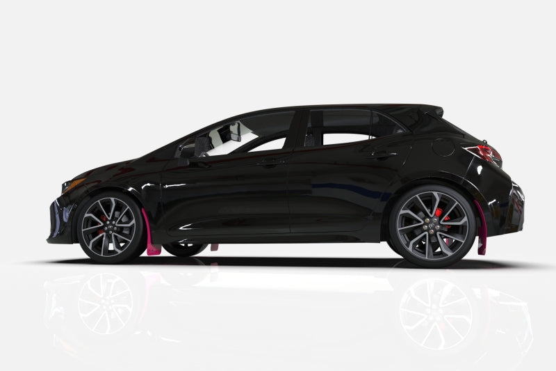 Rally Armor 13-18 & 2019 USDM Ford Fiesta ST Pink Mud Flap BCE Logo - awdtuningtx