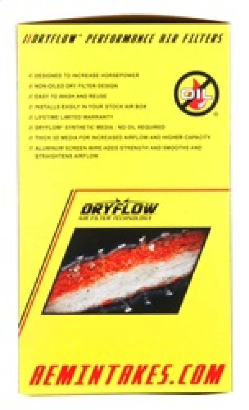 AEM DryFlow Air Filter AIR FILTER KIT 4.5in X 9in DRYFLOW - awdtuningtx