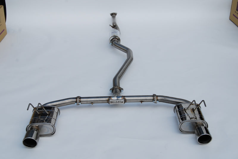 Invidia 2022+ Honda Civic Si (1.5T) 70mm Q300 Cat Back Exhaust - Rolled SS Tips - awdtuningtx