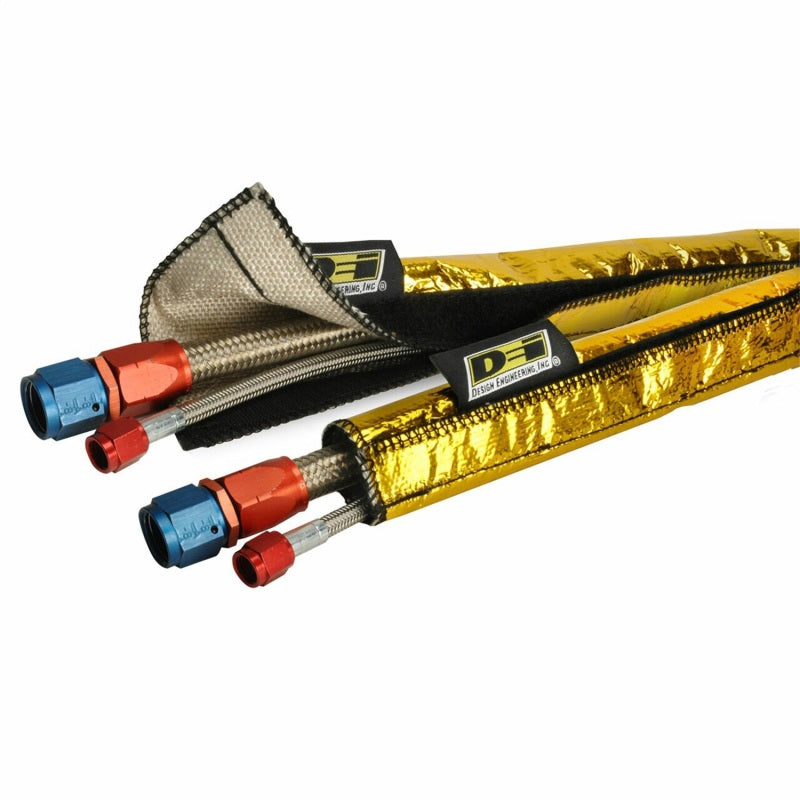 DEI Heat Shroud Gold 2in to 2.5in x 36in - awdtuningtx