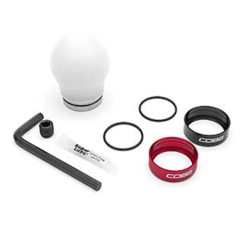 COBB 04-23 Volkswagen Golf GTI / 14-24 Volkswagen Golf R Weighted Shift Knob - White - awdtuningtx