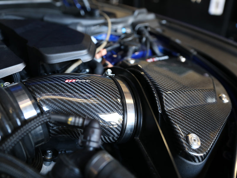 aFe Momentum Black Series Carbon Fiber Pro 5R Air Intake System BMW M5 (F90) 18-19 - awdtuningtx