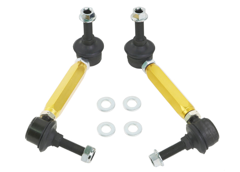 Whiteline Universal Sway Bar End Link Kit - 130-155mm Heavy Duty Adjustable - 10mm Ball Studs - awdtuningtx
