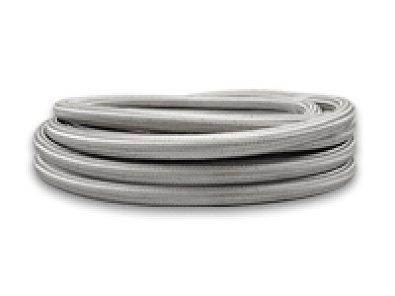 Vibrant SS Braided Flex Hose with PTFE Liner -8 AN 0.32in ID (150ft Roll) - awdtuningtx