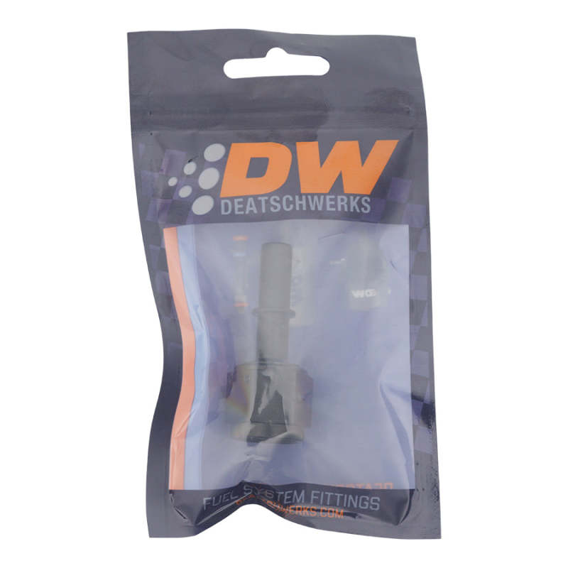 DeatschWerks 8AN Female Flare Swivel to 3/8in Male EFI Quick Disconnect - Anodized Matte Black - awdtuningtx