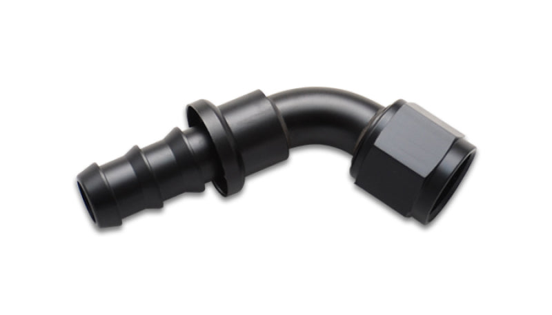 Vibrant Push-On 60 Degree Hose End Elbow FittingSize -10AN - awdtuningtx