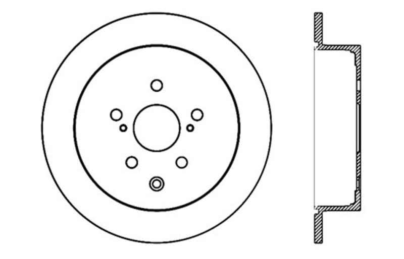 StopTech Sport Drilled & Slotted Rotor - Rear Left - awdtuningtx