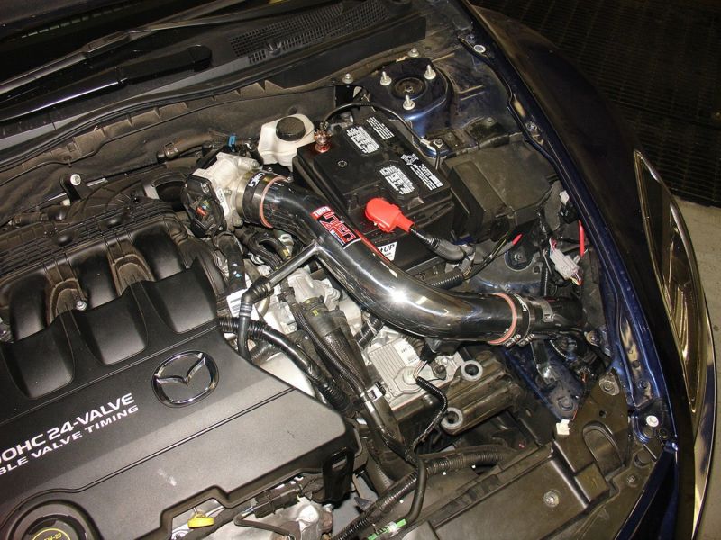 Injen 09-10 Mazda 6 3.7L V6 Polished Cold Air Intake w/ MR Technology and Web Nano-Fiber Dry Filter - awdtuningtx