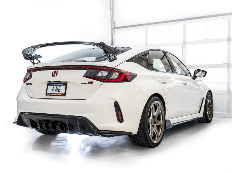 AWE Tuning 2023 Honda Civic Type R FL5 Touring Edition Exhaust w/ Triple Diamond Black Tips - awdtuningtx