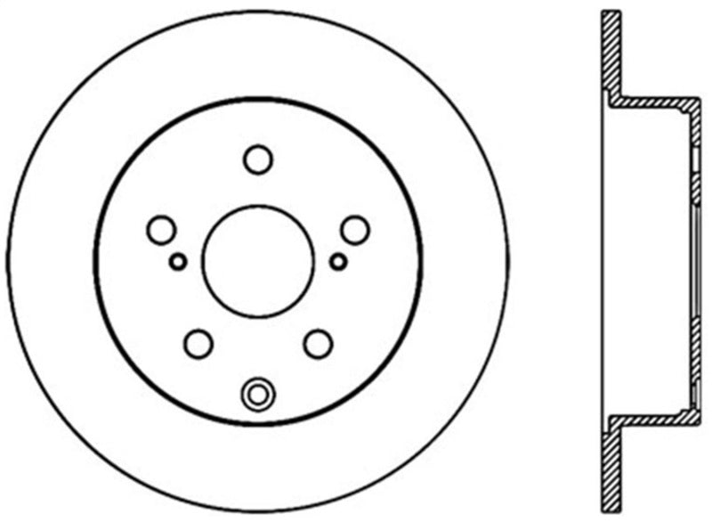 StopTech Sport Drilled & Slotted Rotor - Rear Left - awdtuningtx