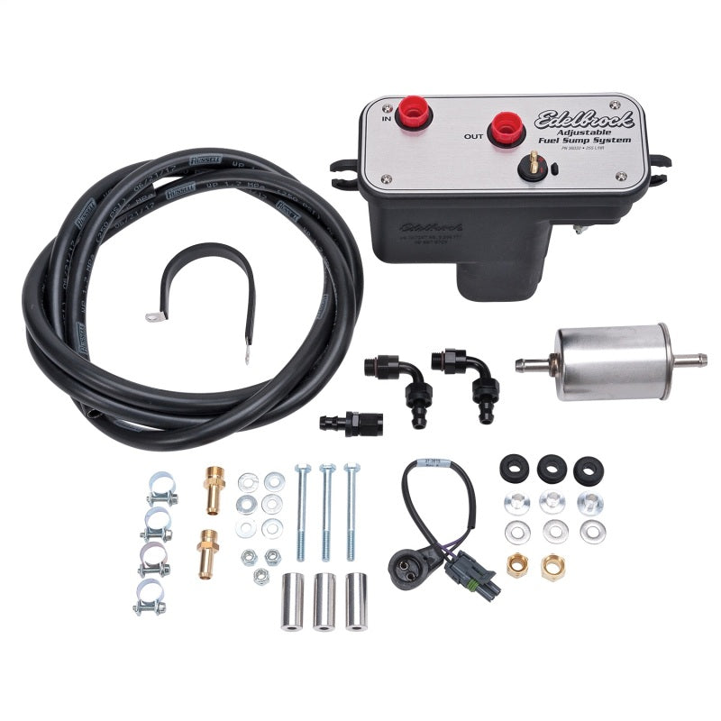 Edelbrock Fuel System Universal Fuel Sump Module Adjustable 255 LPH - awdtuningtx