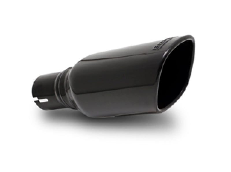 Borla 12-14 Jeep Wrangler JK 2/4Dr Rr Section ATAK Single Square Rlld Angle-Cut Black Chrome Exhaust - awdtuningtx