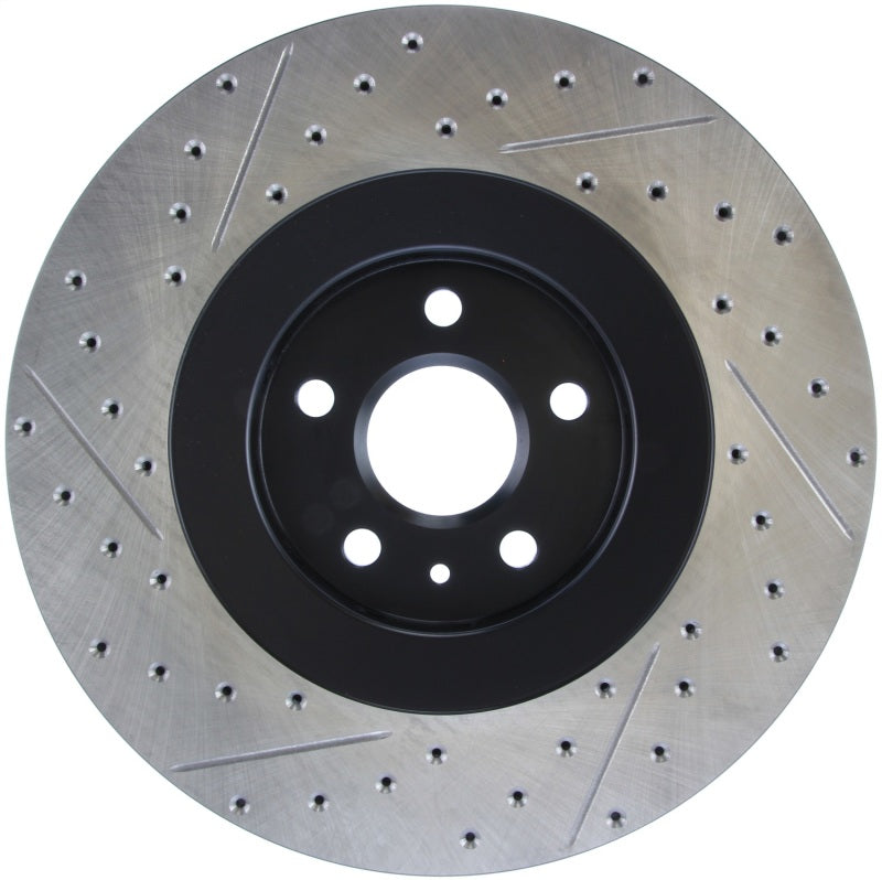 StopTech Drilled & Slotted Left Sport Brake Rotor for 2009 Cadillac CTS-V - awdtuningtx