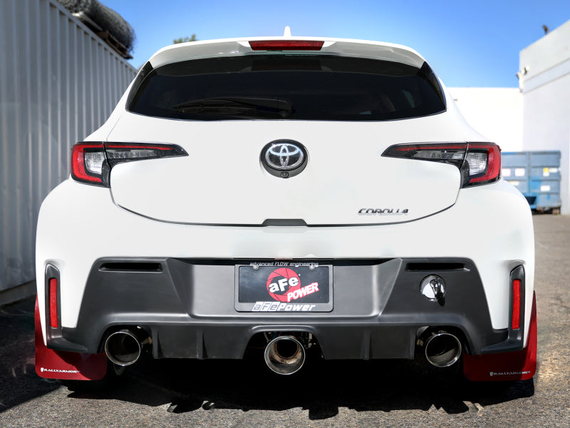 aFe 23-24 Toyota GR Corolla L3 1.6L (t) Gemini XV 3in to 2-1/2in Cat Back Exhaust w/ Polished Tips - awdtuningtx